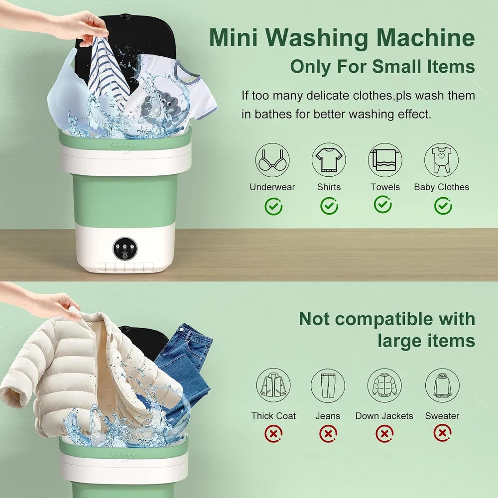Portable Mini Folding Washing Machine