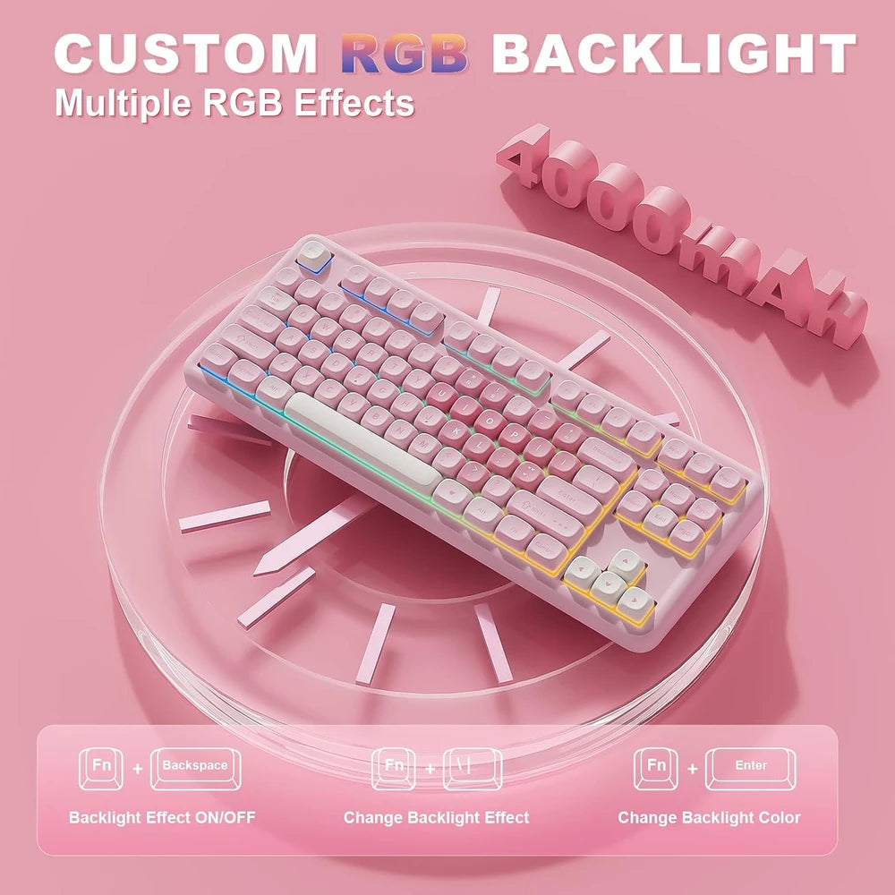 YUNZII B87 Wireless Mechanical Keyboard