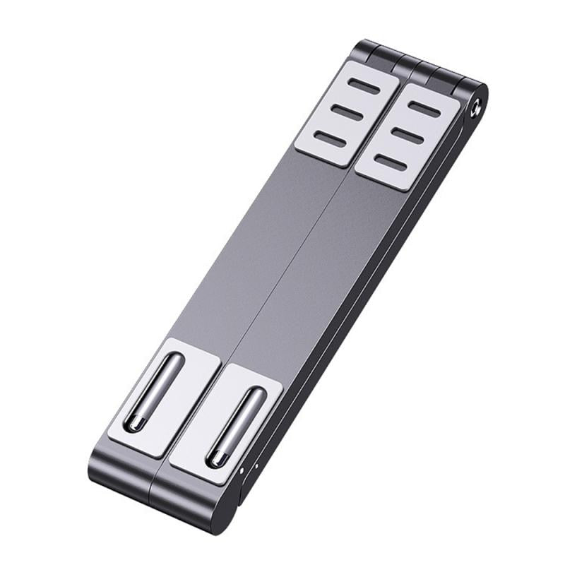 3 In 1 Foldable Laptop Holder Adjustable Aluminum Tablet Desktop Holder For Phone/iPad/Laptop Notebook Cell Phone Holder Stand Support