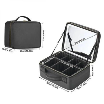 Portable LED Makeup Bag