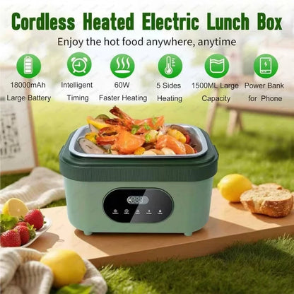 Cordless Electric Heating Lunch Box