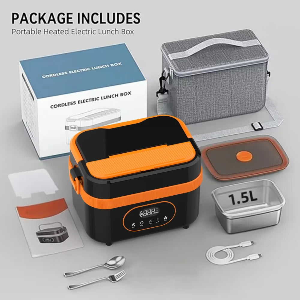 Cordless Electric Heating Lunch Box