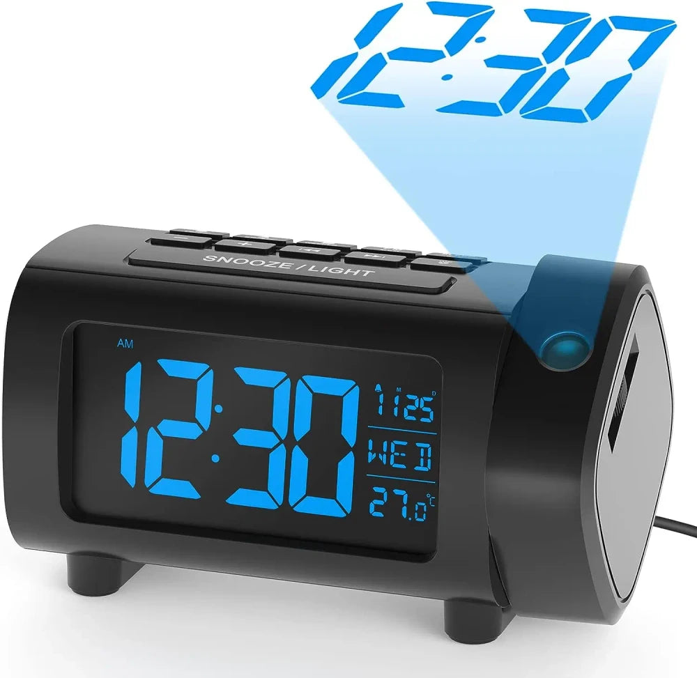 Projection Alarm Clock Radio