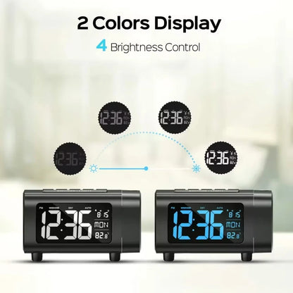Projection Alarm Clock Radio