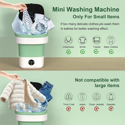 Portable Mini Folding Washing Machine