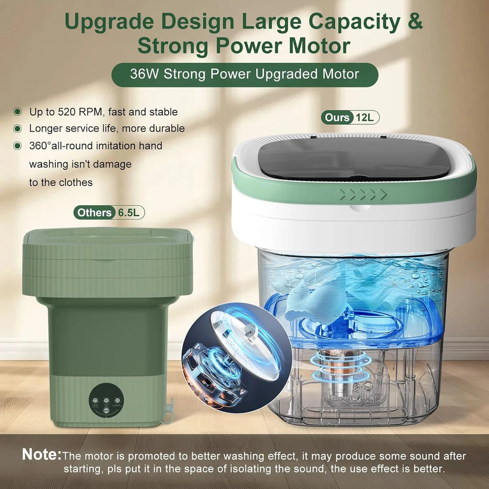 Portable Mini Folding Washing Machine