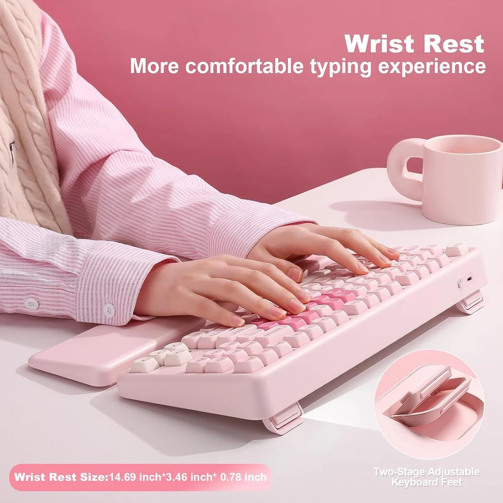 YUNZII B87 Wireless Mechanical Keyboard