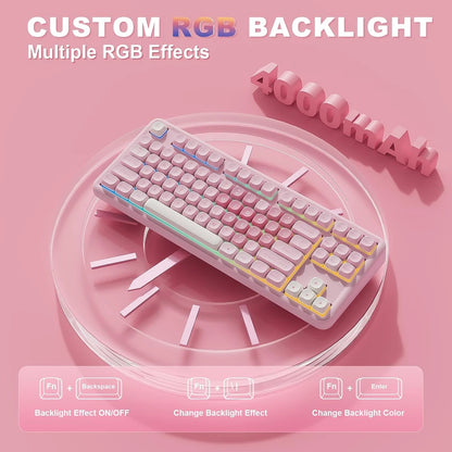 YUNZII B87 Wireless Mechanical Keyboard