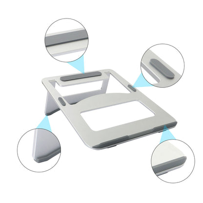 Portable Desktop Laptop Holder Foldable Aluminum Alloy Stand for iPad MacBook